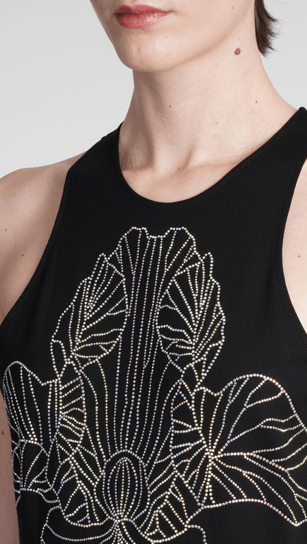 AIIZIE CRYSTAL EMBELLISHED SHEATH MAXI DRESS - product image