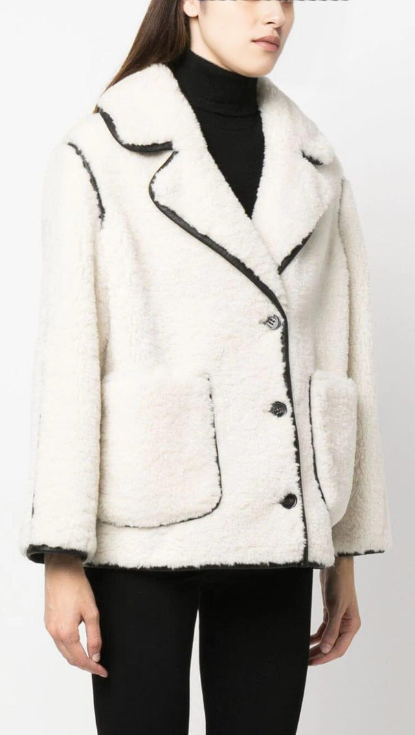 AIIZIE FAUX FUR SHORT COAT - product image
