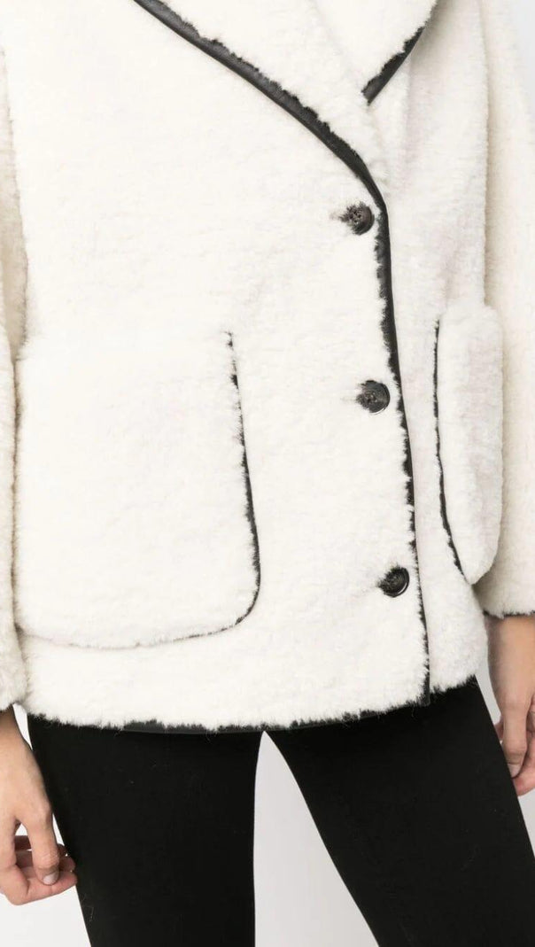 AIIZIE FAUX FUR SHORT COAT - product image