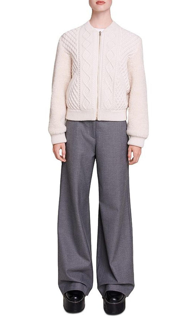 AIIZIE FAUX FUR SLEEVE JACKET - product image