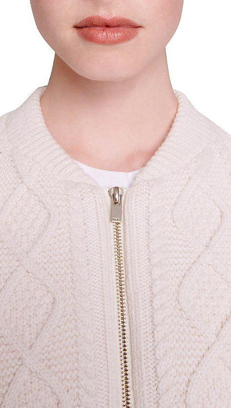 FAUX FUR SLEEVE JACKET