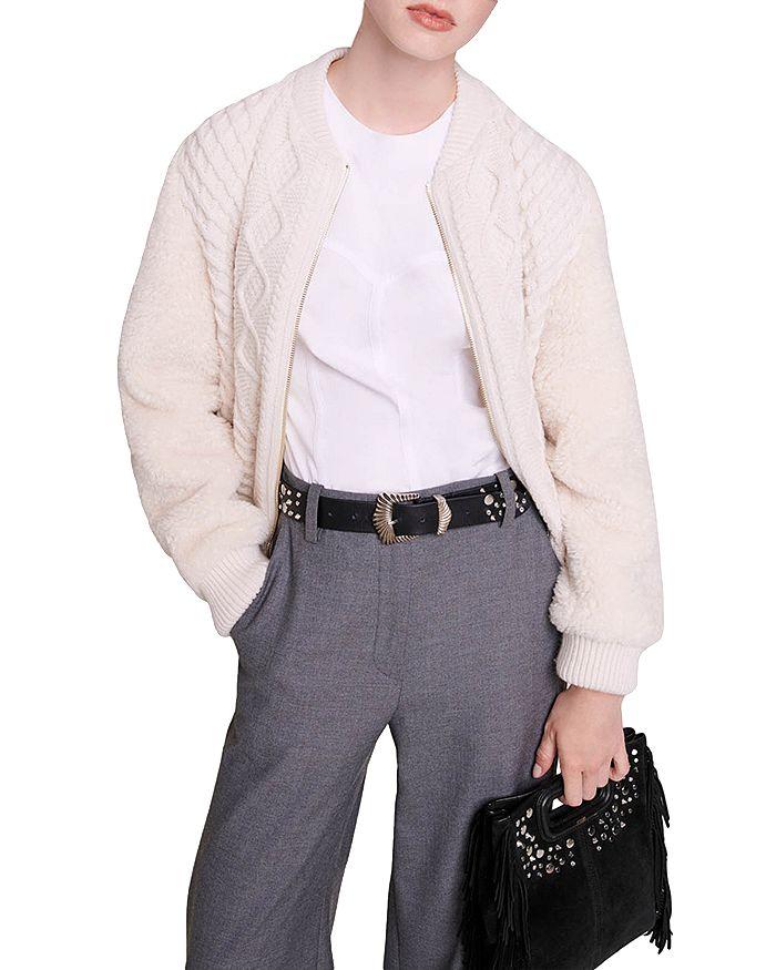 AIIZIE FAUX FUR SLEEVE JACKET - product image