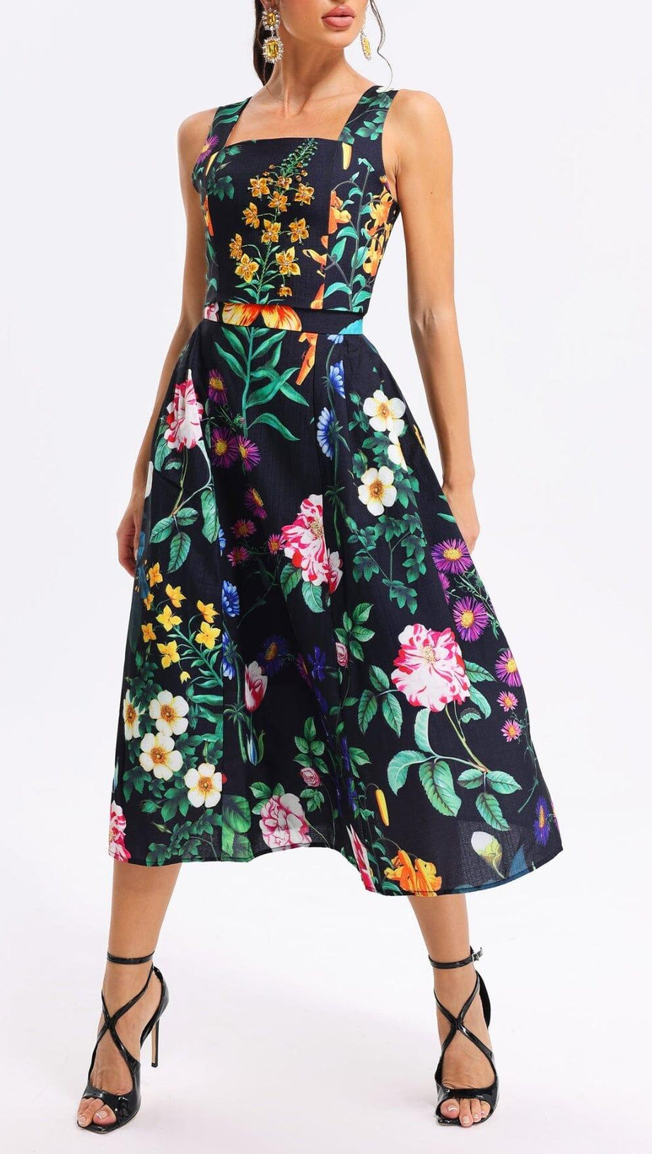 Zweiteiliges Set mit Blumenmuster