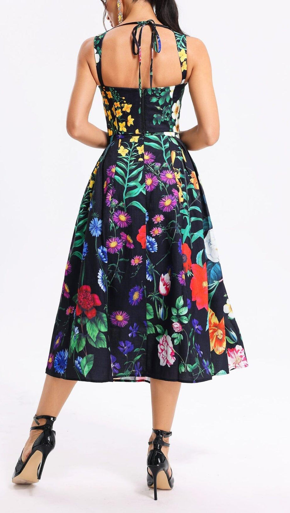 Zweiteiliges Set mit Blumenmuster