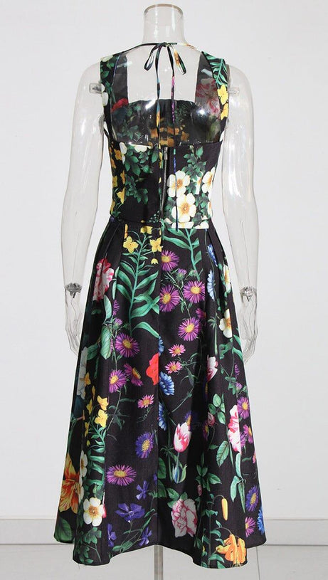 Zweiteiliges Set mit Blumenmuster