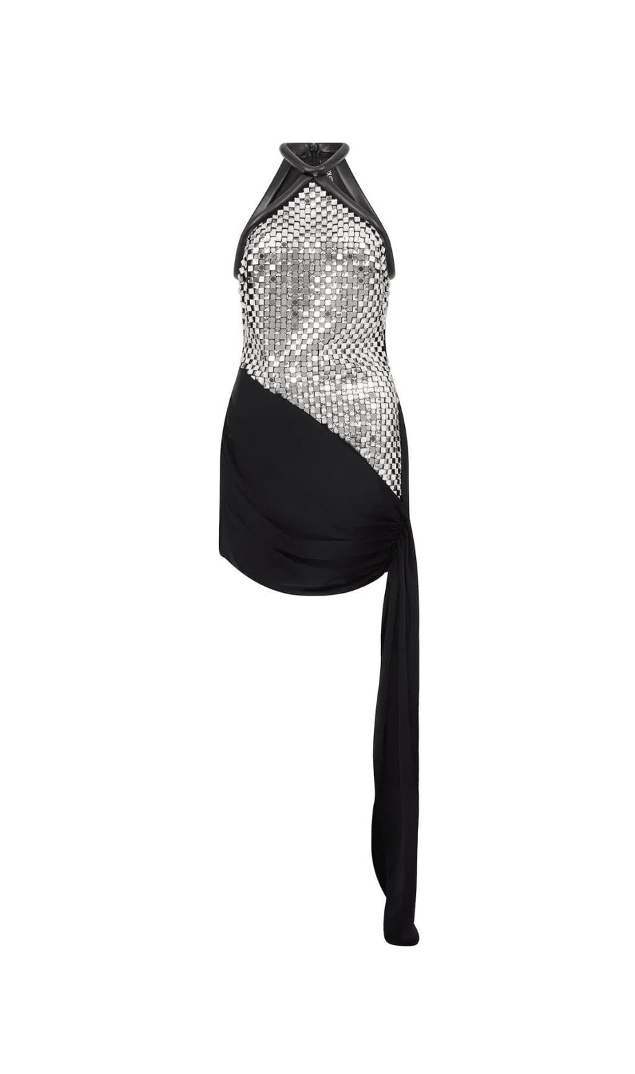 HALTER SEQUIN MINI DRESS