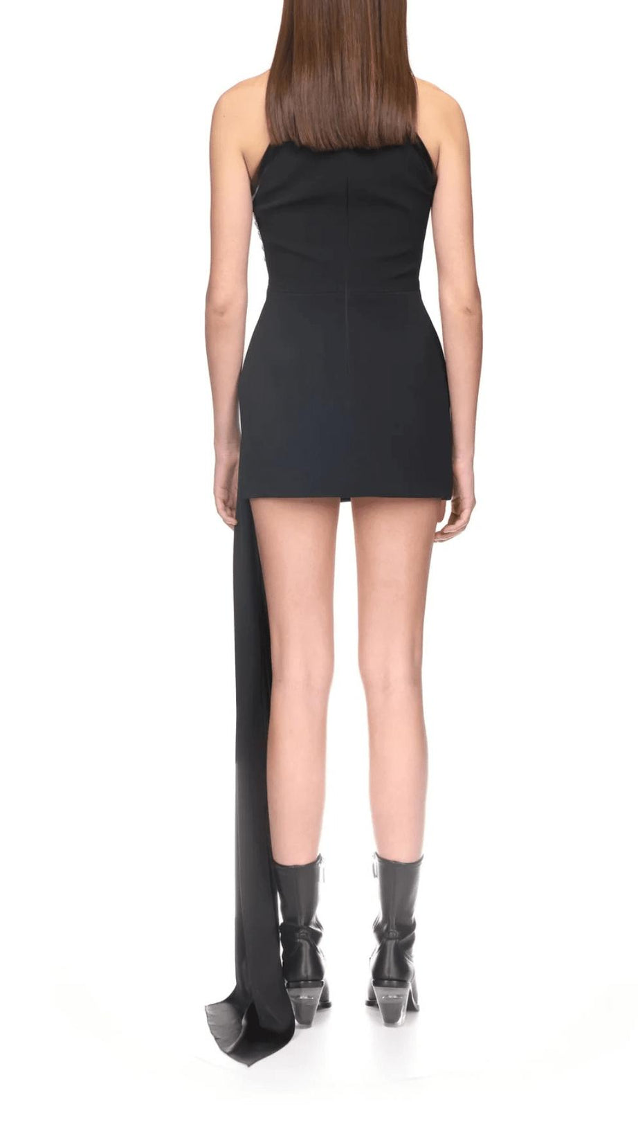 Neckholder-Minikleid mit Pailletten 