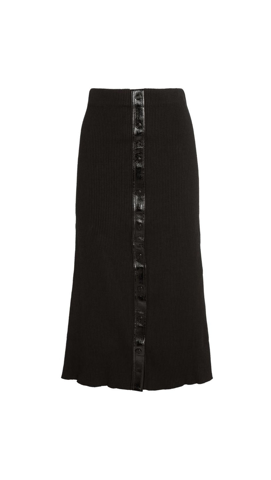 MAXIROCK MIT STRICKKNOPFSCHLITZ 