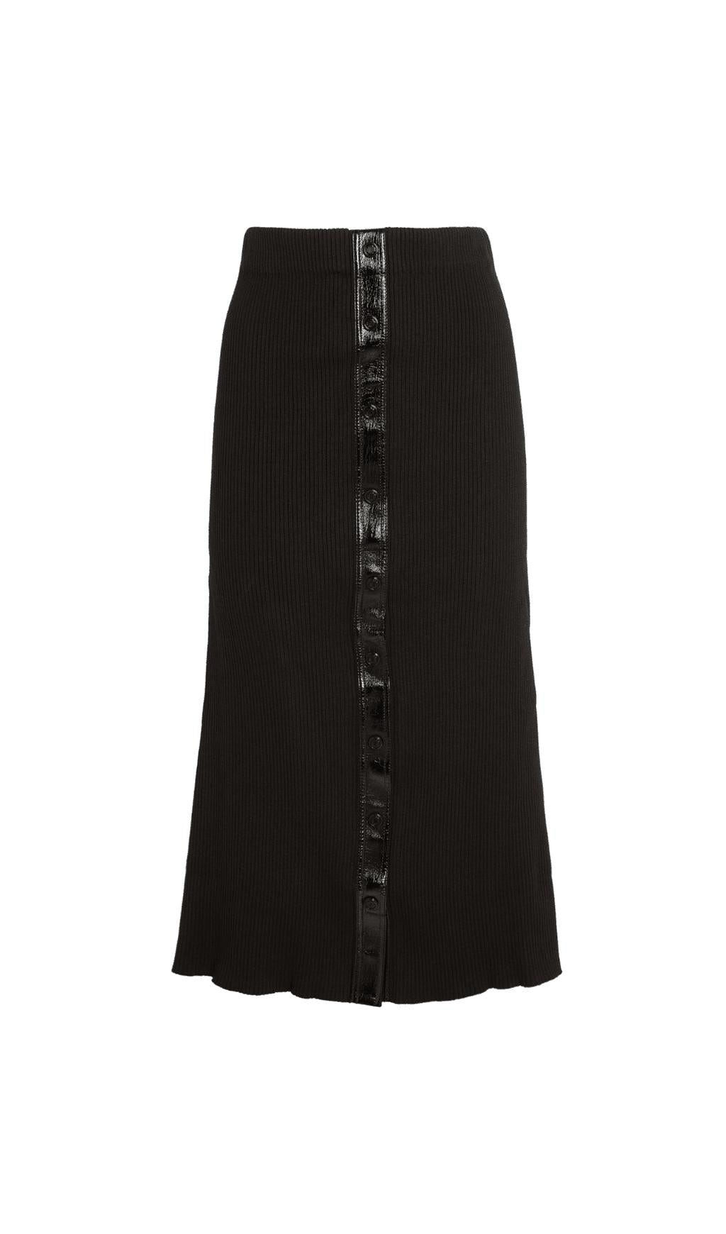 MAXIROCK MIT STRICKKNOPFSCHLITZ 