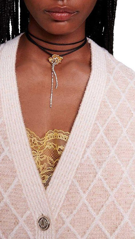 MAGLIONE CARDIGAN METALLIZZATO 