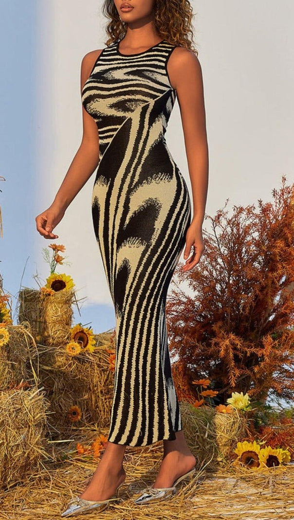AIIZIE SLEEVELESS KNITTED MAXI DRESS - product image