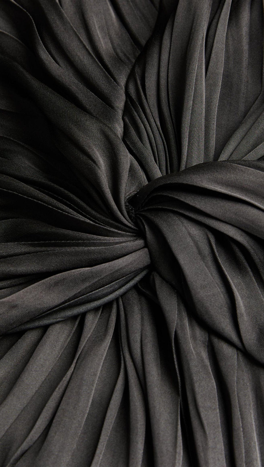 SATIN PLEATED MINI DRESS