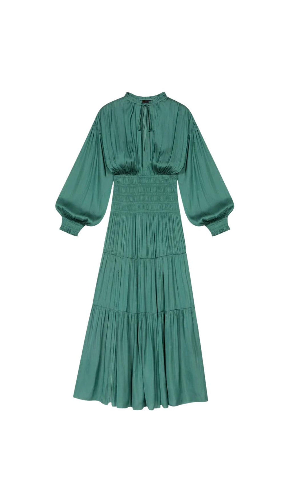 SATIN-LOOK MAXI DRESS