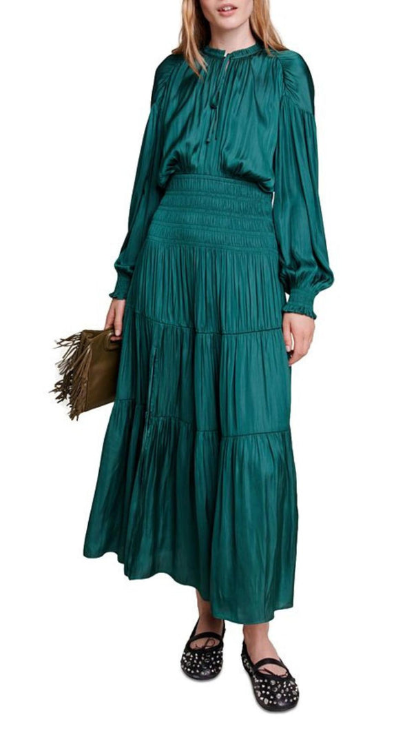 AIIZIE SATIN-LOOK MAXI DRESS - product image