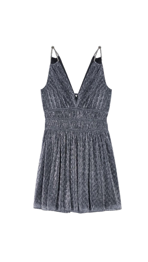 AIIZIE SHIMMERED MINI DRESS - product image