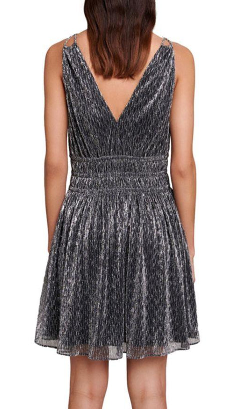 SHIMMERED MINI DRESS