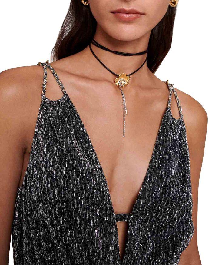 AIIZIE SHIMMERED MINI DRESS - product image