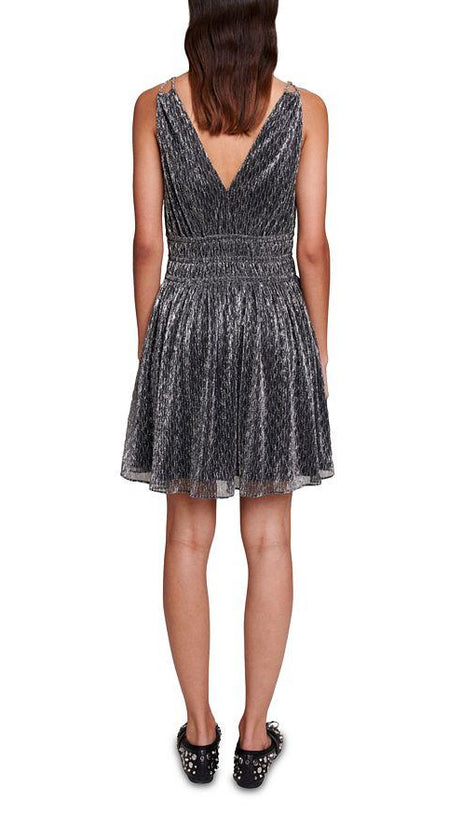 SHIMMERED MINI DRESS