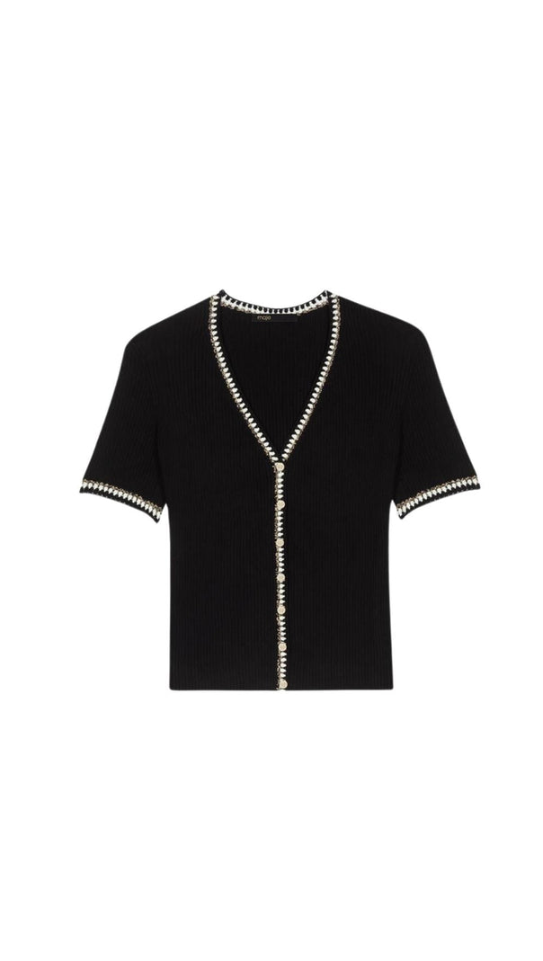 AIIZIE SHORT SLEEVE CARDIGAN - product image