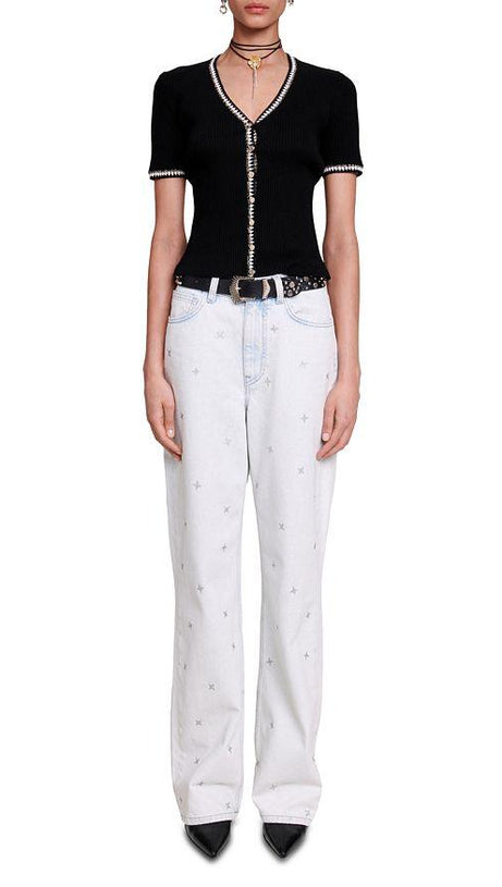 SHORT SLEEVE CARDIGAN