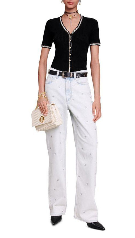 SHORT SLEEVE CARDIGAN