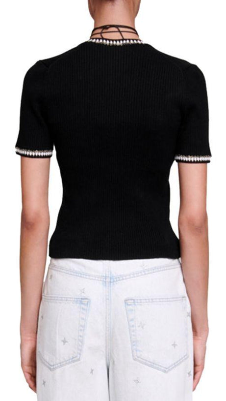 SHORT SLEEVE CARDIGAN