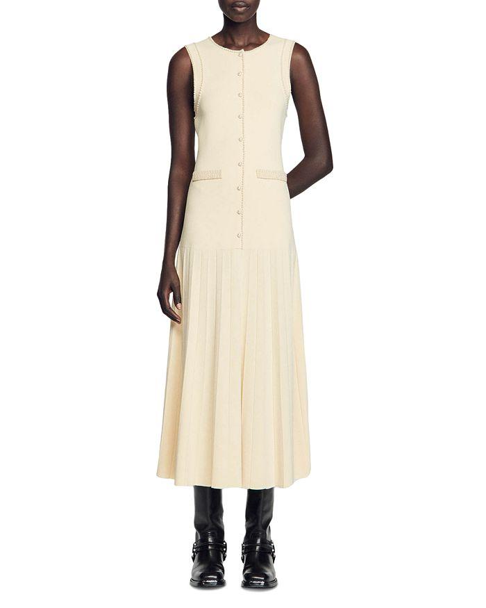 AIIZIE SLEEVELESS KNIT MIDI DRESS - product image