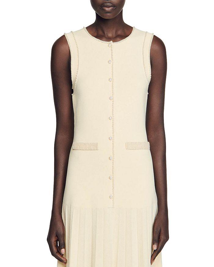 AIIZIE SLEEVELESS KNIT MIDI DRESS - product image