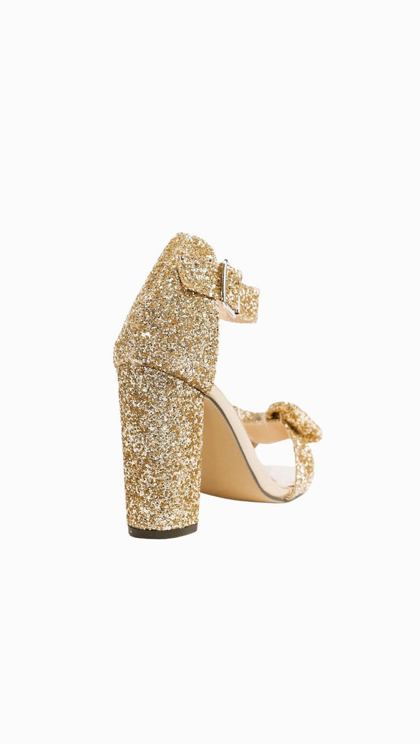 AIIZIE SPARKLING BUTTERFLY BOW PARTY SANDALS - product image