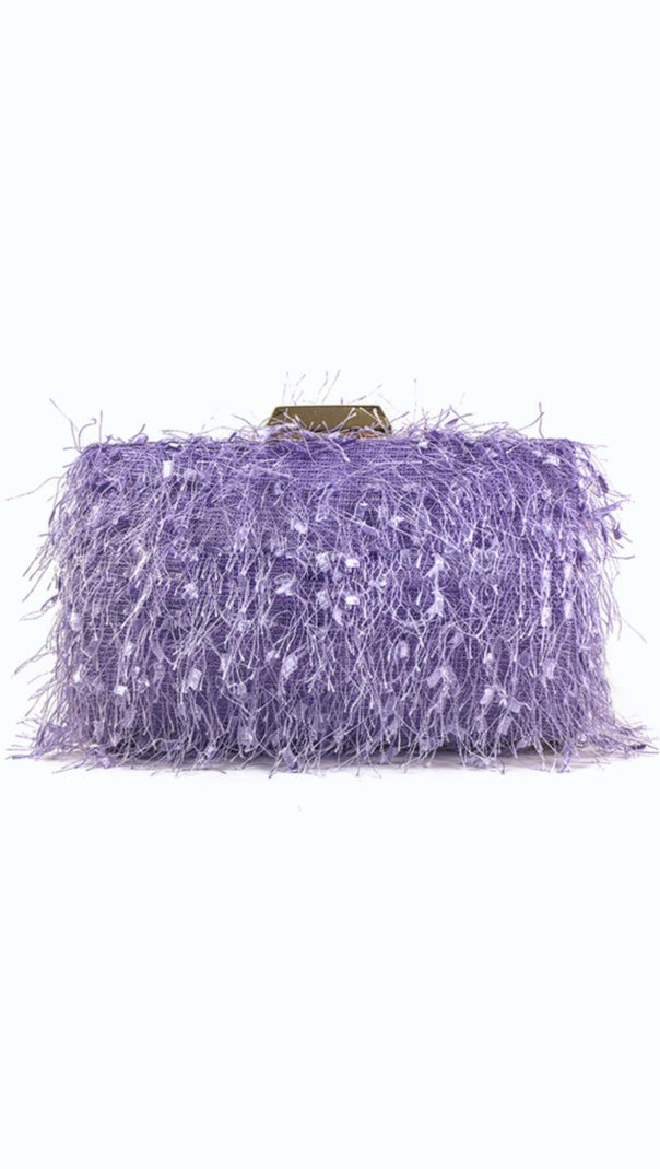 AIIZIE SQUARE TASSEL CLUTCH - product image