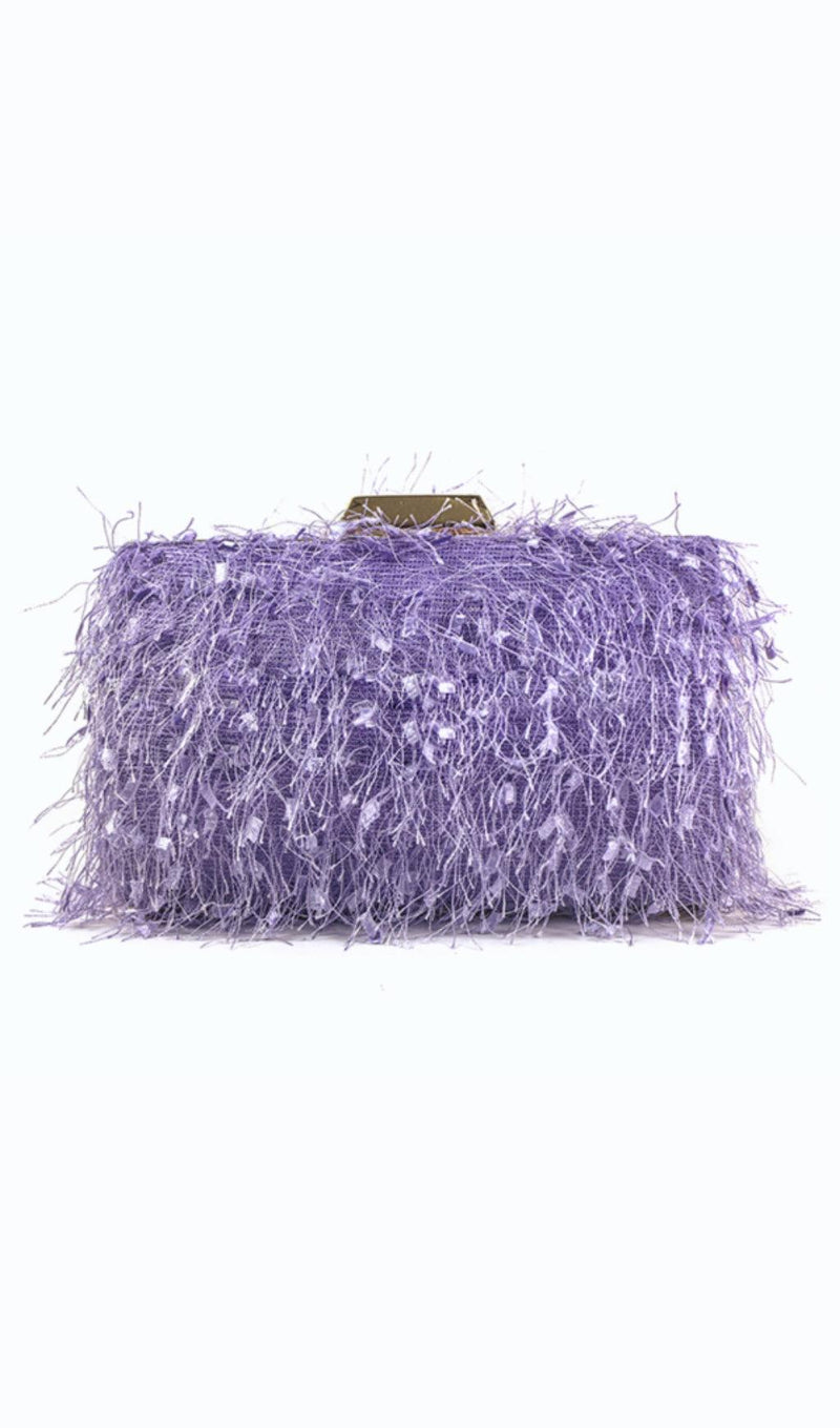 SQUARE TASSEL CLUTCH