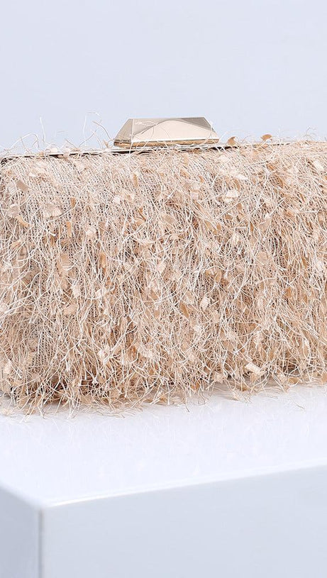 SQUARE TASSEL CLUTCH