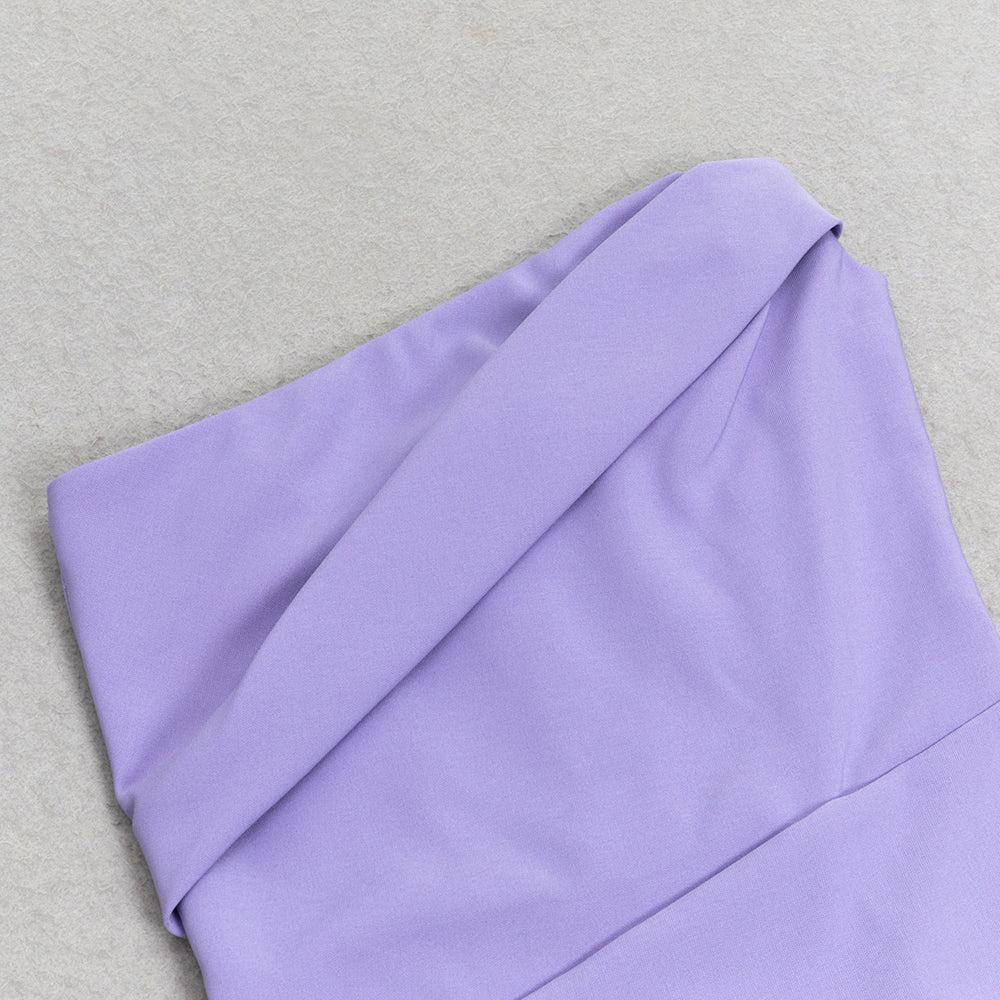 AIIZIE STRAPLESS CREPE MIDI DRESS - product image