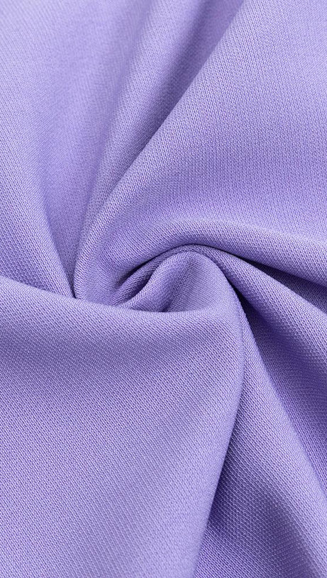 STRAPLESS CREPE MIDI DRESS