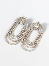 Geneva Diamante Arch Earrings