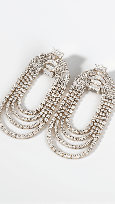GENEVA DIAMANTE ARCH EARRINGS