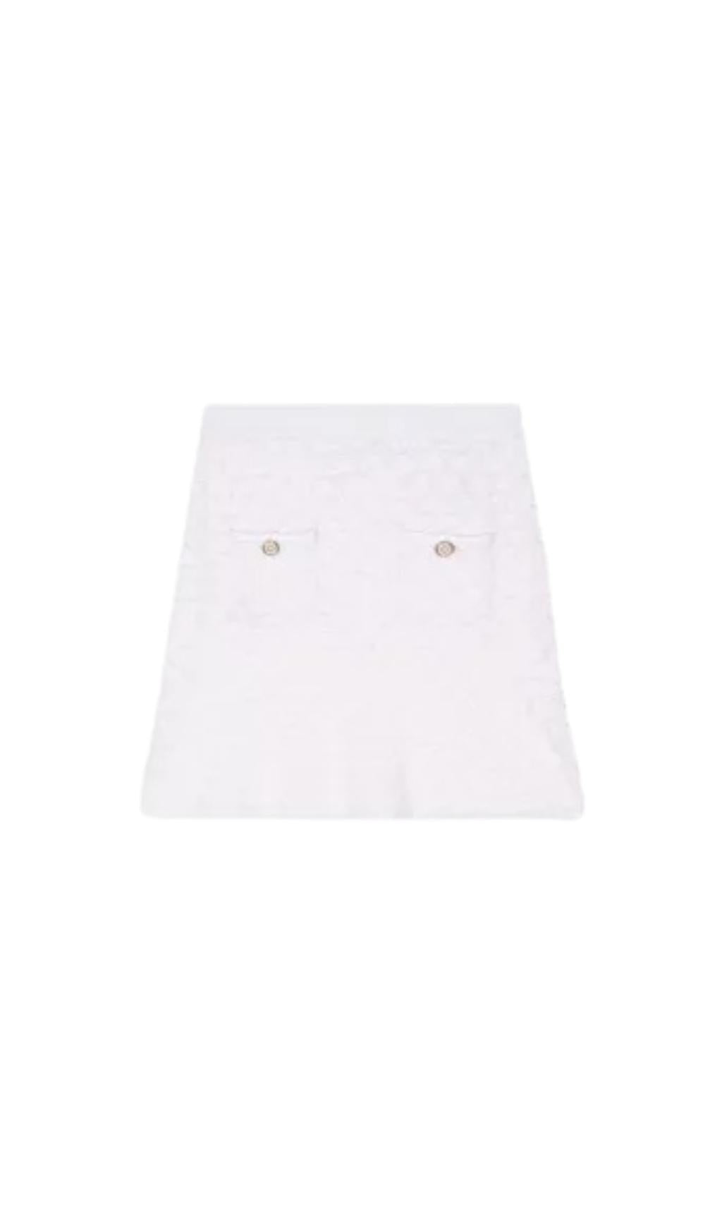 MINIGONNA IN MAGLIA CON TEXTURE 