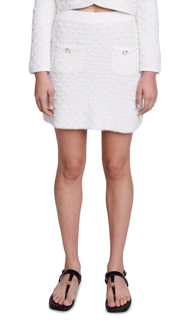 AIIZIE TEXTURED KNITTED MINI SKIRT - product image