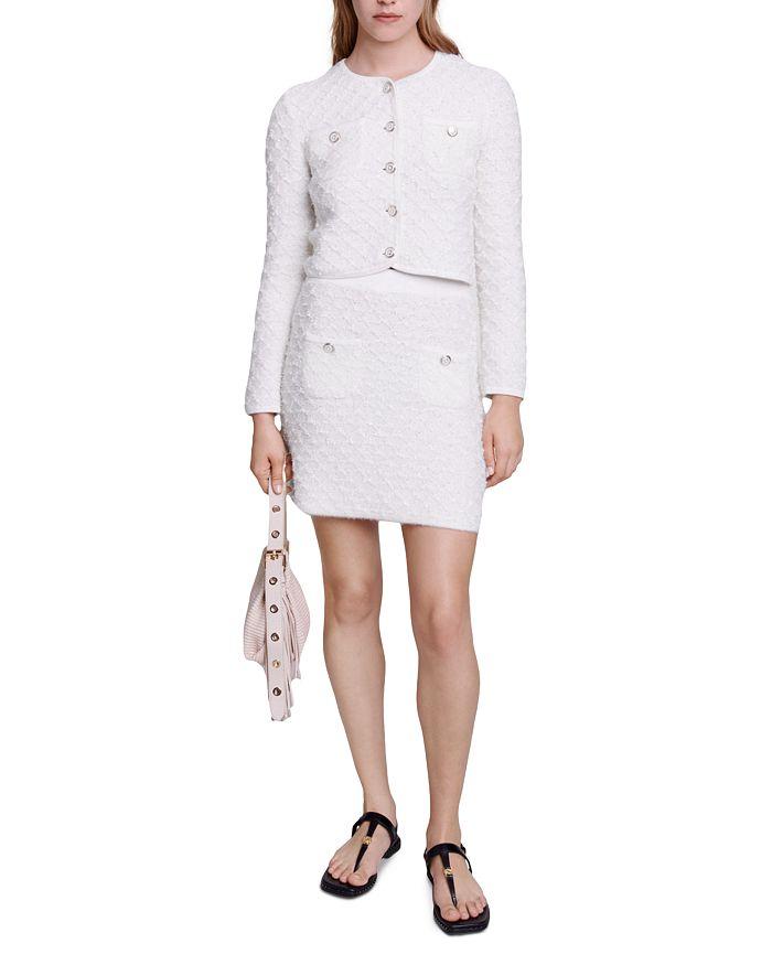 AIIZIE TEXTURED KNITTED MINI SKIRT - product image