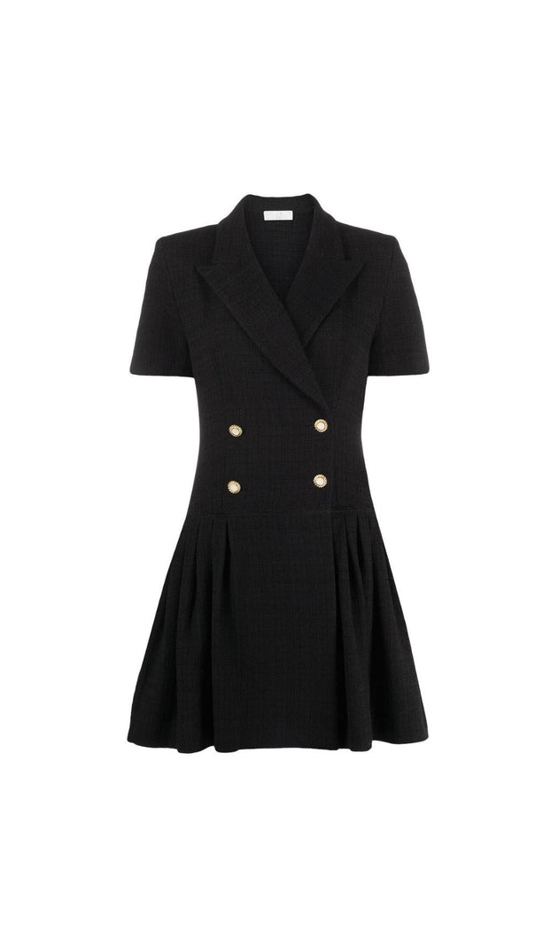 AIIZIE TWEED DRESS IN BLACK - product image