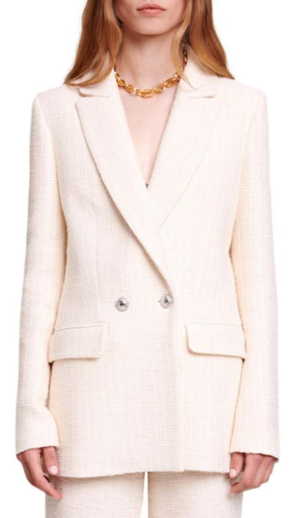 AIIZIE TWEED LONGLINE BLAZER - product image