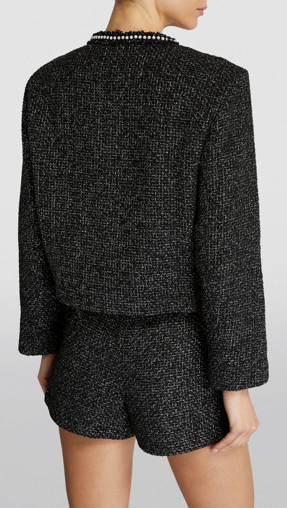 AIIZIE TWEED PEARL-EMBELLISHED FRENCH JACKET - product image
