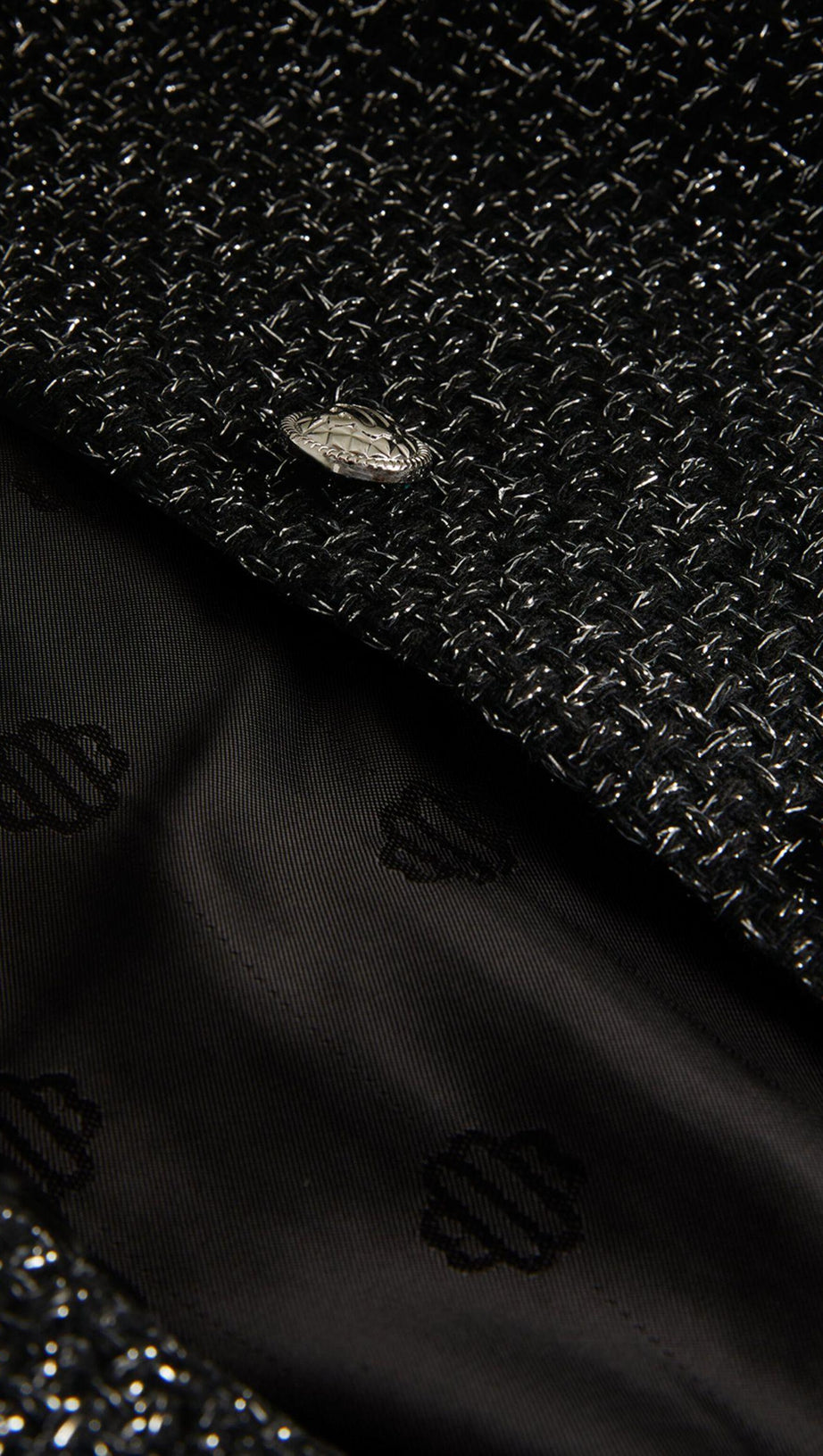 TWEED PEARL-EMBELLISHED FRENCH JACKET