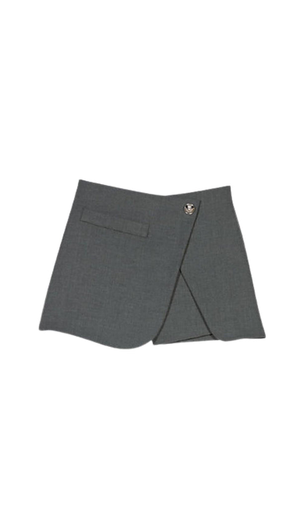 AIIZIE WRAP OVER-PANEL STRETCH-WOVEN SHORTS - product image
