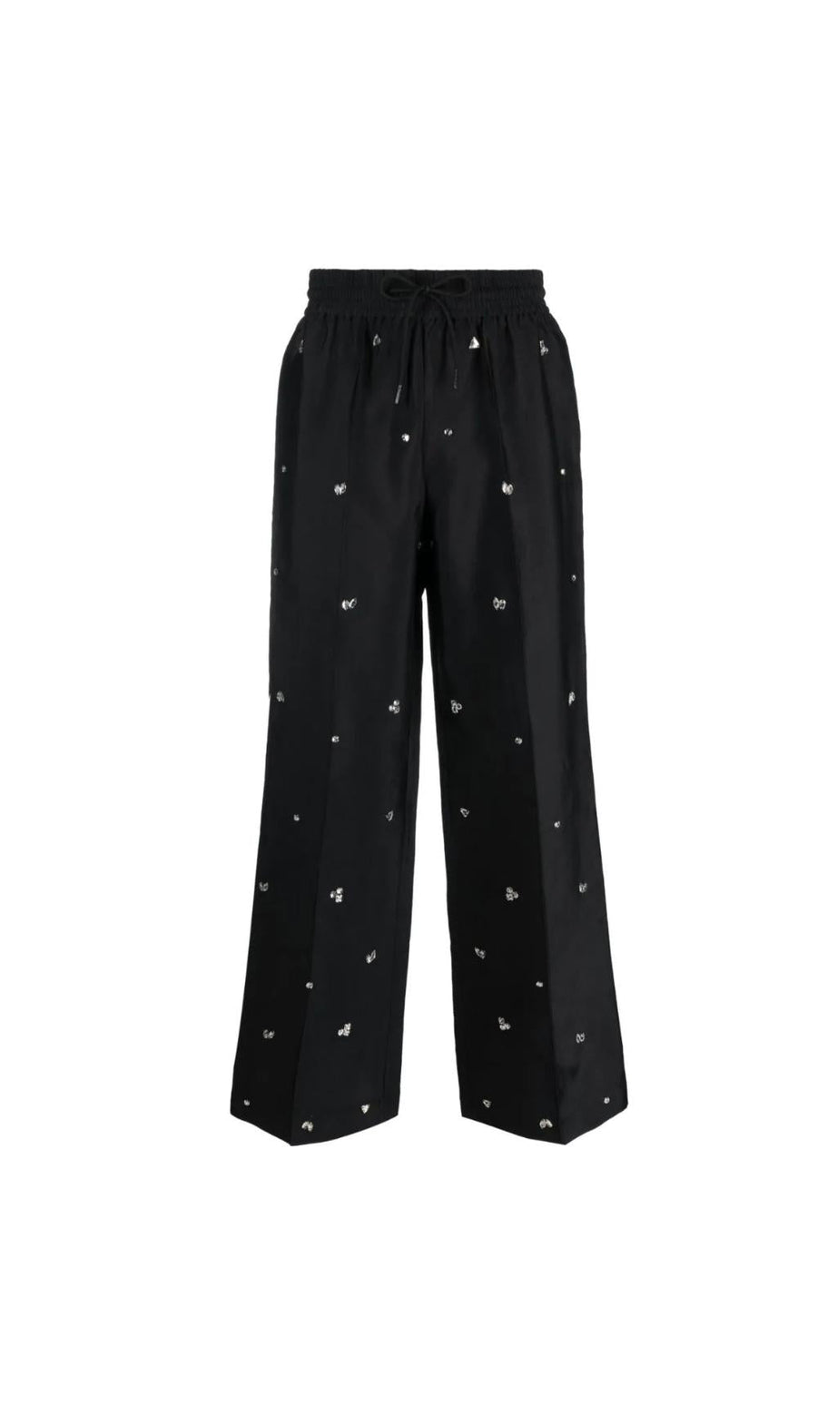 OVERSIZED HOSE AUS VERZIERTEM TAFT 