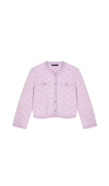 PALE PINK MENTHE CARDIGAN