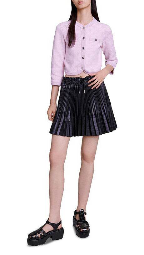 Hellrosa Menthe-Cardigan 