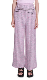 PINK WIDE LEG PANTS