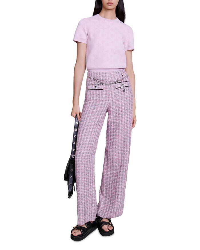 AIIZIE PINK WIDE LEG PANTS - product image