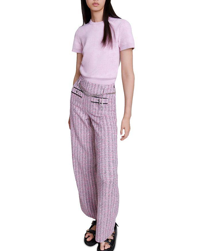 AIIZIE PINK WIDE LEG PANTS - product image